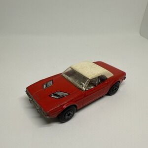 Vintage Red Dodge Challenger #1 1975 Matchbox Lesney  Diecast Toy Car
